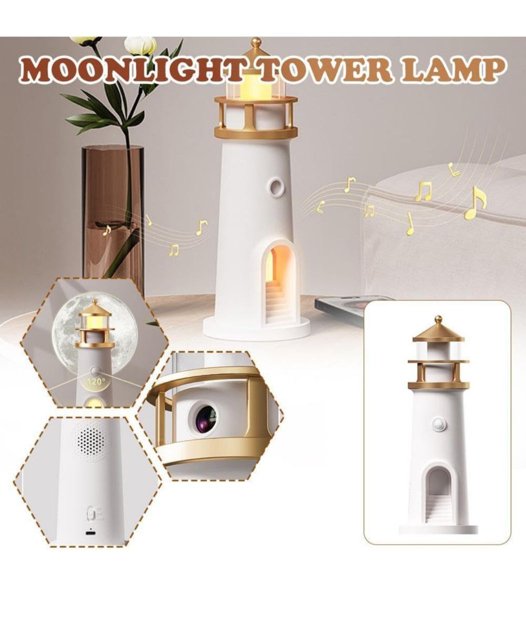 π Moon Lamp Projector Night Light β 5-in-1 Aesthetic Galaxy Experience